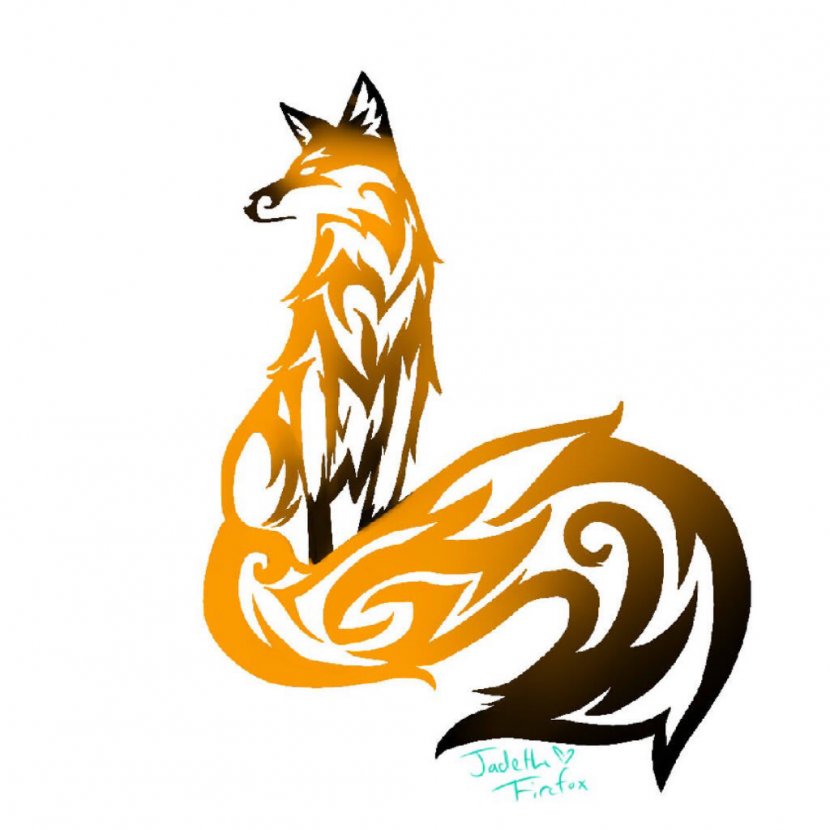 Sleeve Tattoo Tribe Fox Clip Art - Carnivoran Transparent PNG