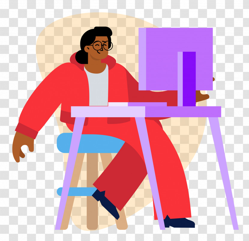 Working Work Desk Transparent PNG