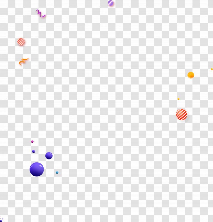 Sky Wallpaper - Computer - Candy Color Three-dimensional Movement Of The Ball With A Small Transparent PNG