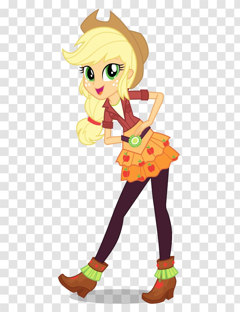 Applejack Twilight Sparkle Rarity Pony Sunset Shimmer - Cartoon Transparent PNG