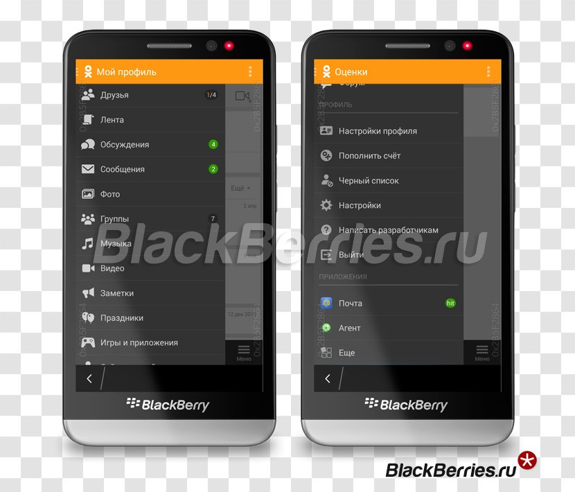 Smartphone Feature Phone BlackBerry Z10 Z30 Odnoklassniki - Blackberry Transparent PNG