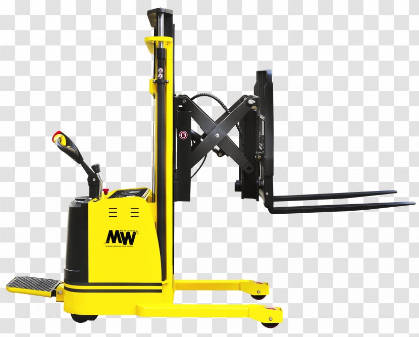Tool Forklift Machine Industry Stacker - Electricity - Maquinaria Transparent PNG