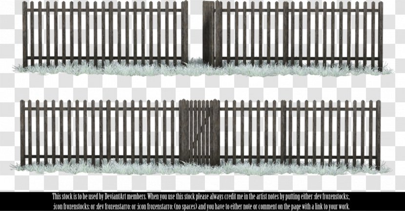 Picket Fence Gate Iron Railing - Wrought Transparent PNG
