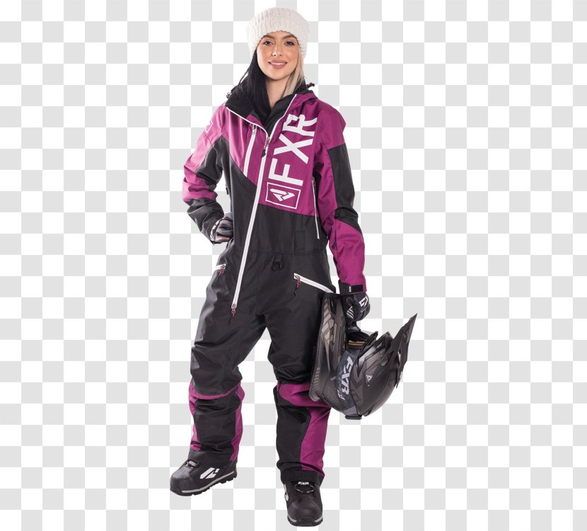 Hoodie Clothing FXR Squadron Monosuit - Coat - Black/Fuchsia 12 JacketReel Girls Fish Onesie Transparent PNG