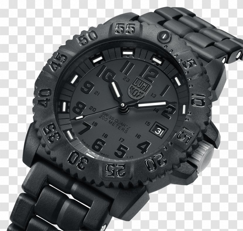 Luminox Navy Seal Colormark 3050 Series United States SEALs Watch Chronograph - 7050 Transparent PNG