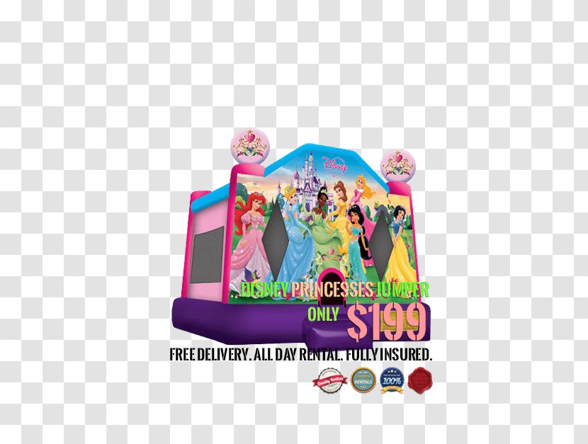 Inflatable Bouncers Castle Disney Princess The Walt Company Cars Transparent PNG