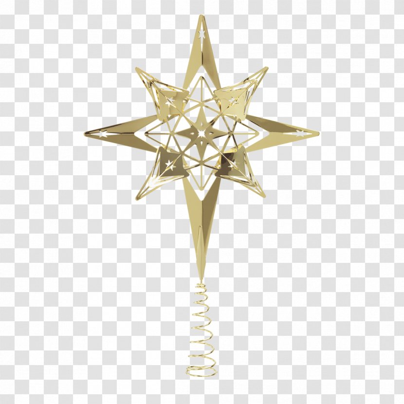 Christmas Tree Plating Gold Gilding - Material - 5 Star Transparent PNG