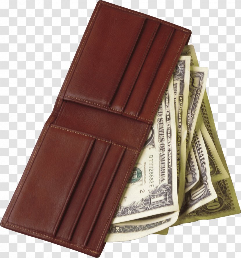 Money Wallet Handbag - Brown - Purse Image Transparent PNG