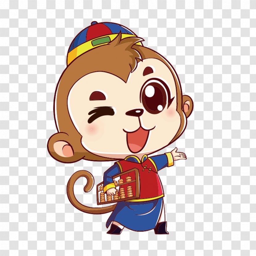 Cartoon Monkey Drawing - Child - Cute Transparent PNG