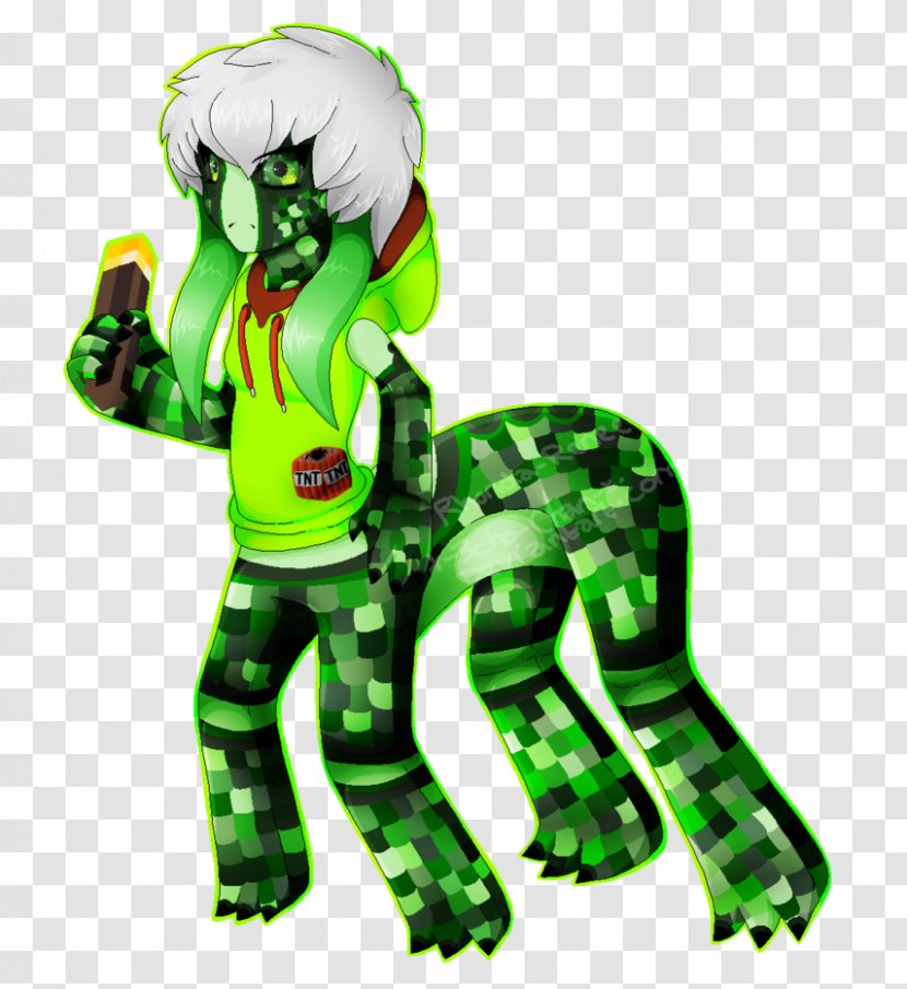 Vertebrate Green Character Headgear Fiction - Creeper Transparent PNG