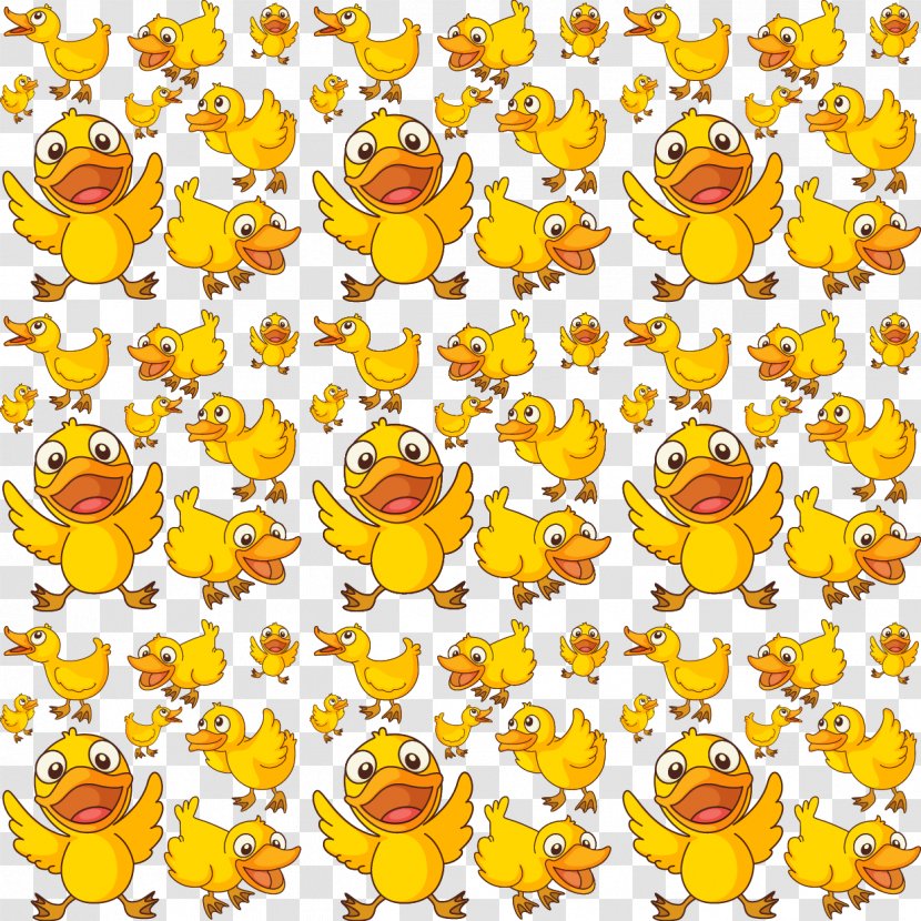Duck Drawing Photography Illustration - Material - Vector Yellow Transparent PNG
