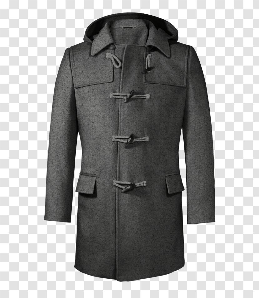 Overcoat Duffel Coat Wool Hood - Shirt Transparent PNG