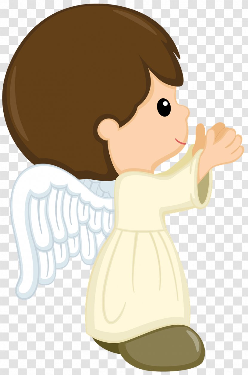 Angel Baptism Boy Clip Art - Heart - Christening Transparent PNG