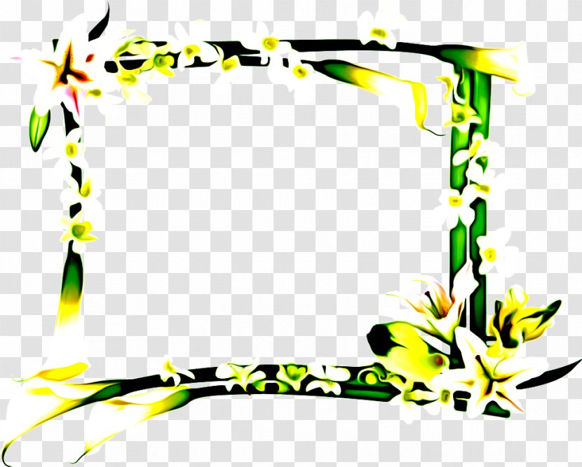 Background Yellow Frame - Mothers Day - Plant Picture Transparent PNG