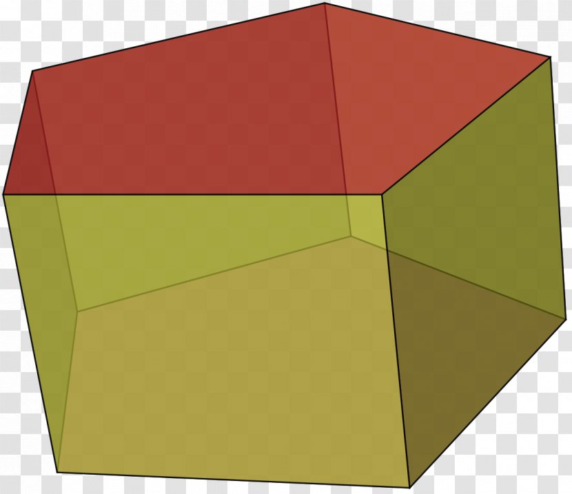 Pentagonal Prism Geometry Polyhedron - Polygon - Three-dimensional Transparent PNG