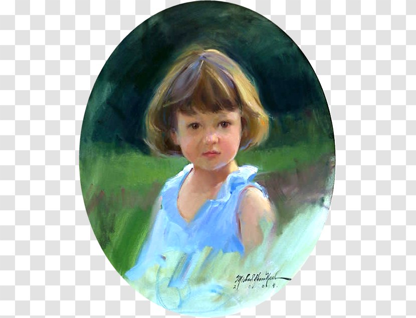Portrait Painting Watercolor Art Museum - Frame Transparent PNG