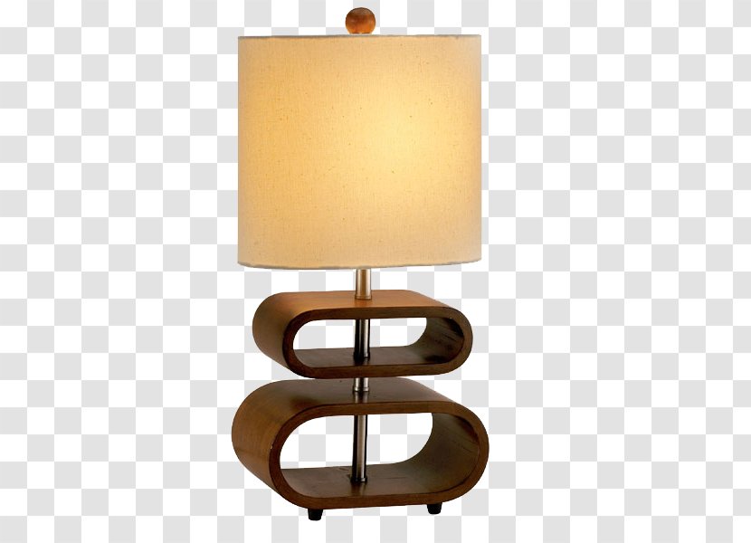 Table Light Fixture Lighting Lamp Lantern - Cylindrical Wooden Transparent PNG