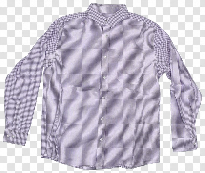 Dress Shirt Long-sleeved T-shirt Collar - Button Transparent PNG