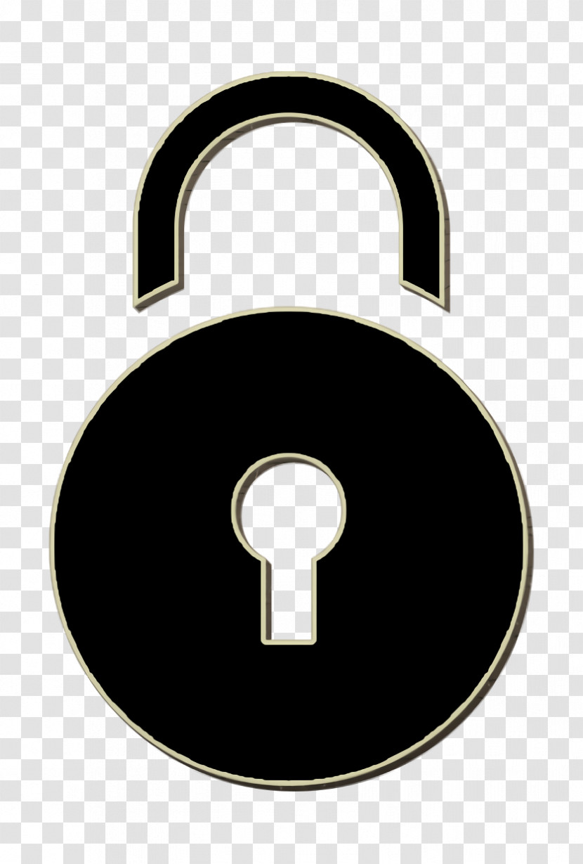 Lock Icon Solid User Elements Icon Transparent PNG