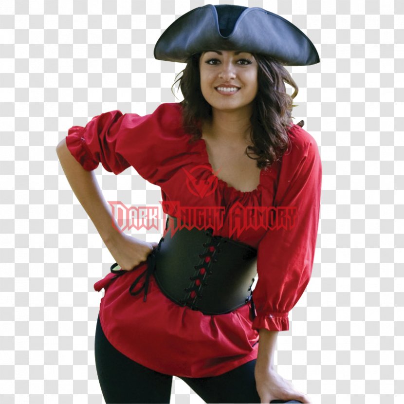 Costume T-shirt Blouse Clothing - Skirt - Crochet Pirate Hat Transparent PNG
