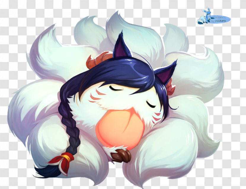 League Of Legends Ahri Desktop Wallpaper - Frame Transparent PNG