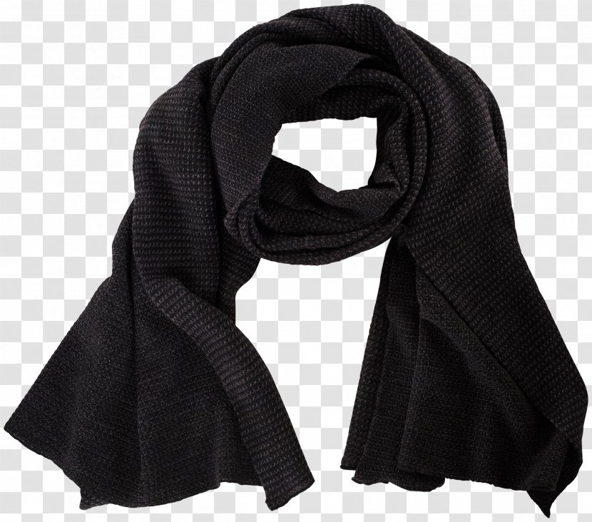 Scarf Black M - Stole Transparent PNG