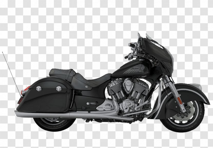 Sturgis Saddlebag Indian Chief Motorcycle - Cruiser Transparent PNG