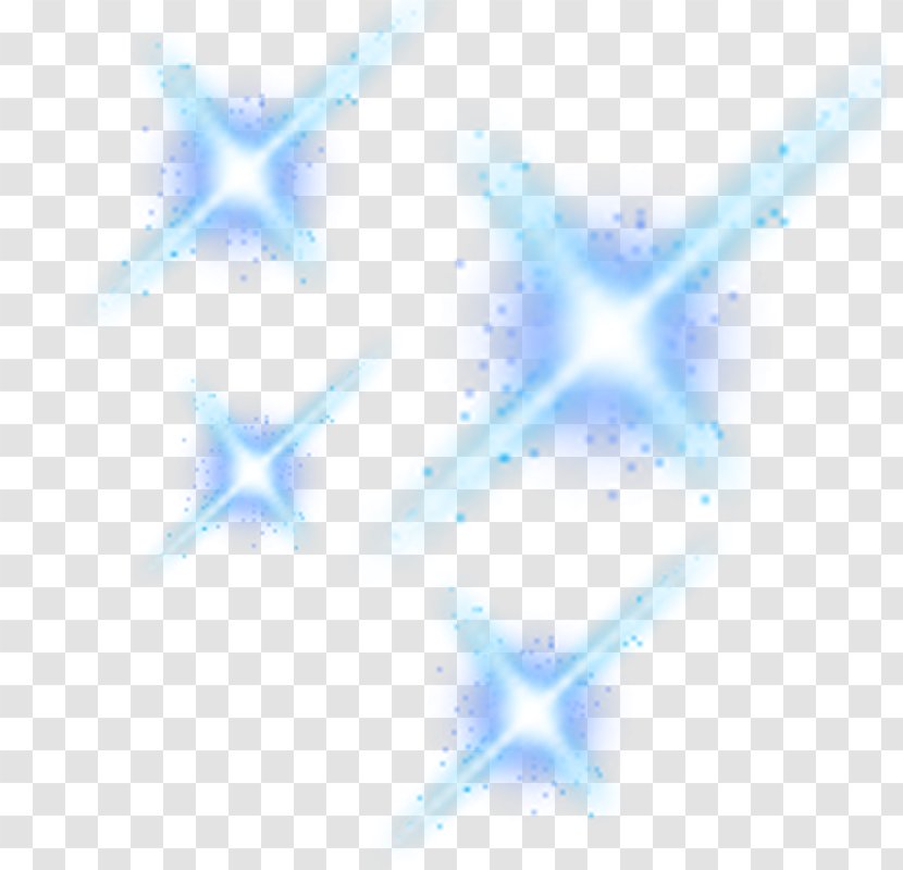 Blue Star - Pattern Transparent PNG