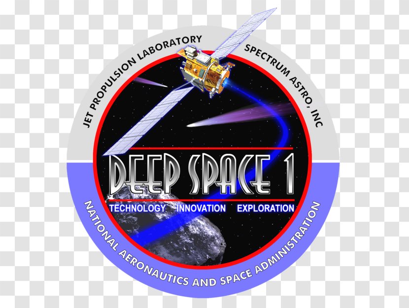 Deep Space 1 Mission Patch International Station Spacecraft Jet Propulsion Laboratory - Label - Nasa Transparent PNG
