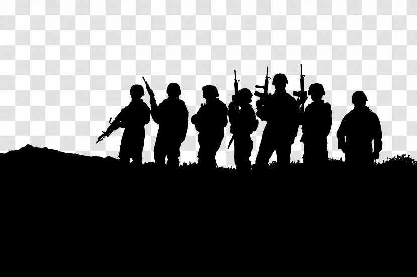 United States Military Soldier Sticker Veteran - Social Group - Silhouette Cliparts Transparent PNG