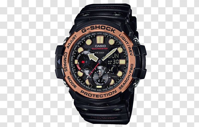 Master Of G G-Shock Casio Solar-powered Watch - Shockresistant Transparent PNG