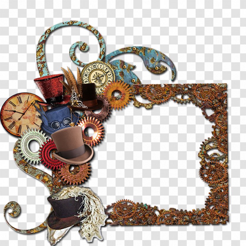 Image Clip Art Scrapbooking Steampunk - Mp3 - Frame Transparent PNG