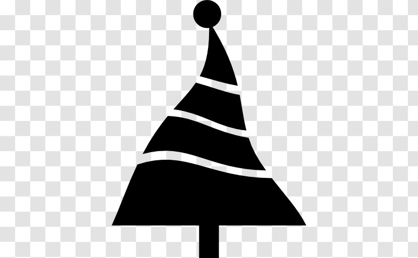 Christmas Tree - Monochrome Transparent PNG