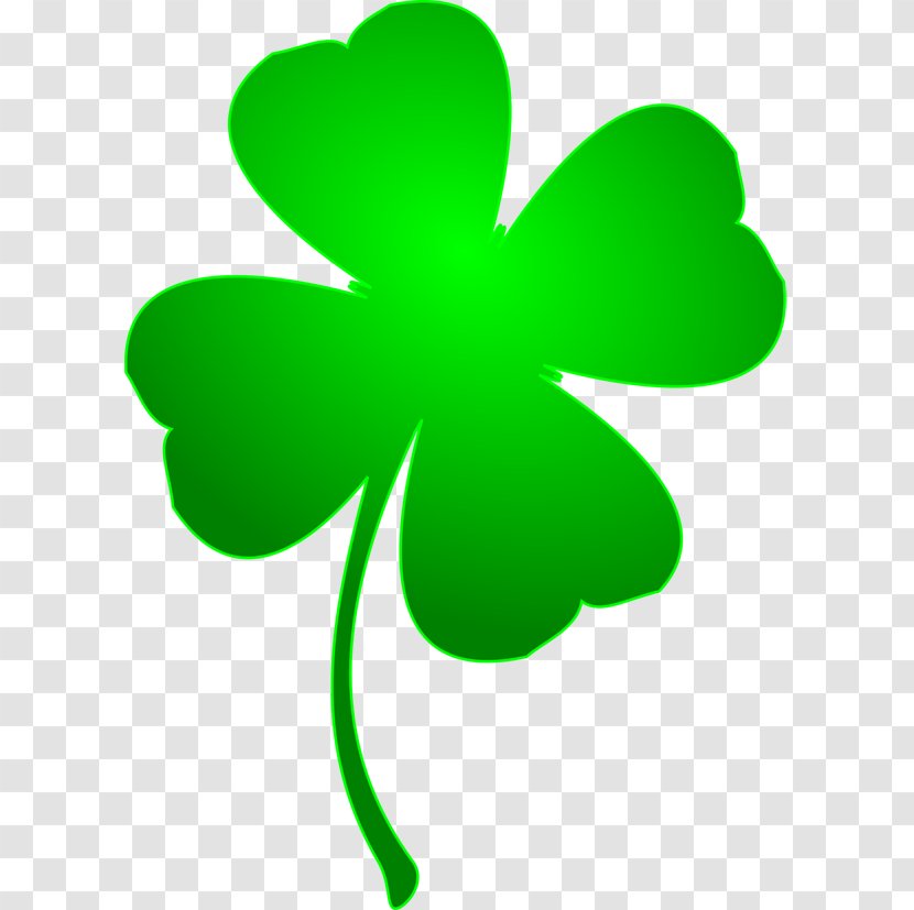 Ireland Saint Patricks Day Shamrock Four-leaf Clover Clip Art - Leaf - St Transparent Picture Transparent PNG