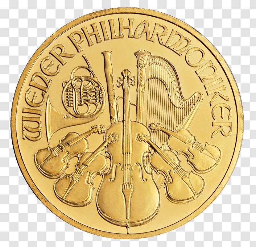 Gold Coin Vienna Philharmonic American Eagle Bullion - Coins Transparent PNG