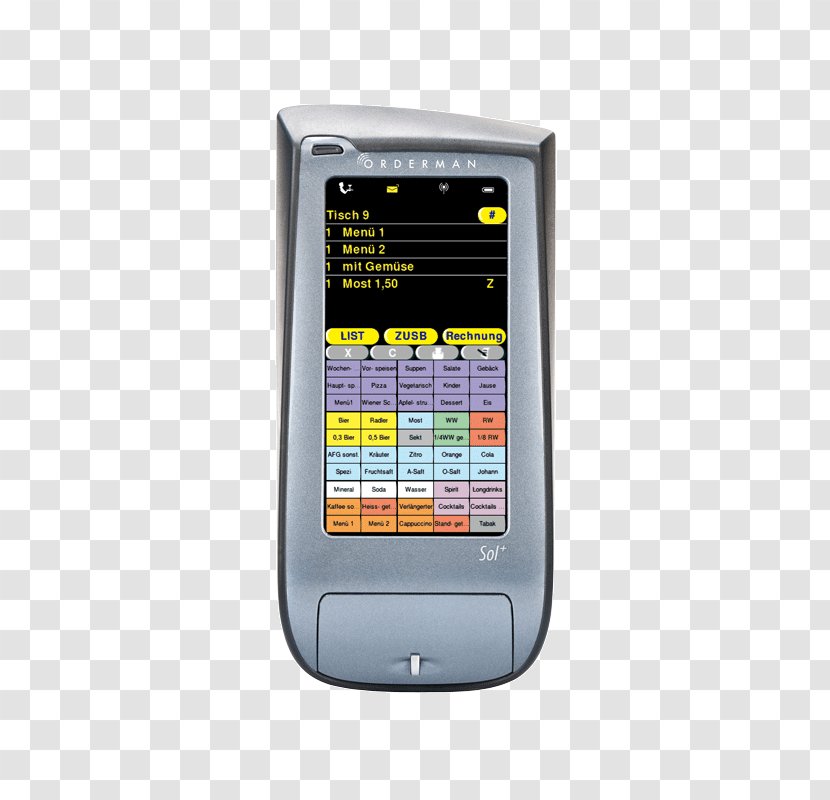 Feature Phone Orderman Computer Software Kassensystem Smartphone Transparent PNG