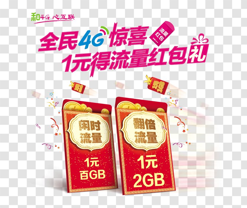 China Mobile Poster 4G Advertising Publicity - Traffic Transparent PNG