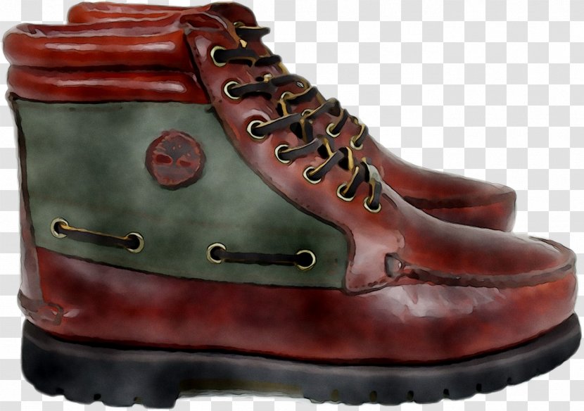Shoe Leather Boot Walking - Brown - Steeltoe Transparent PNG