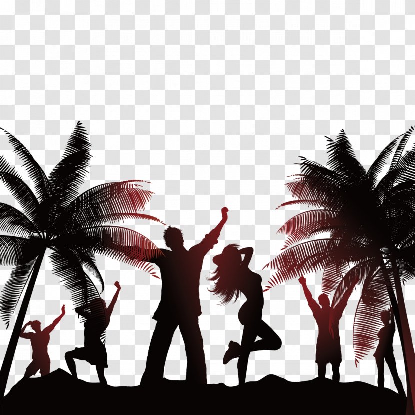 Beach Party Stock Photography Illustration - Vacationers Transparent PNG