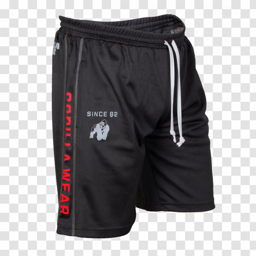 Gorilla Shorts Clothing T-shirt Pants - Active - Black Transparent PNG