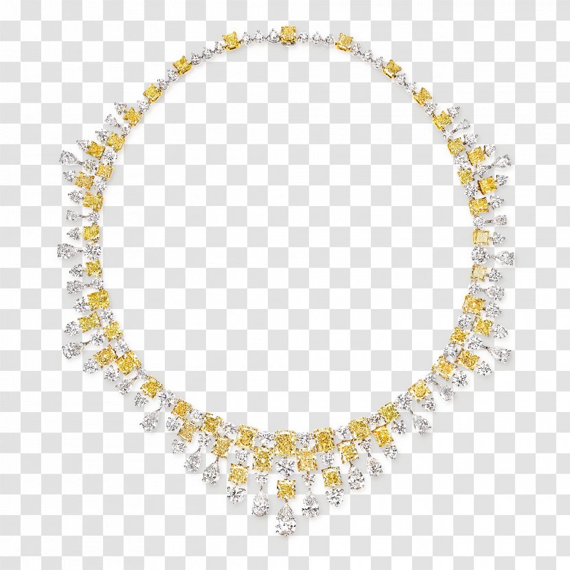 Necklace Diamond Jewellery Graff Carat - Belt Transparent PNG