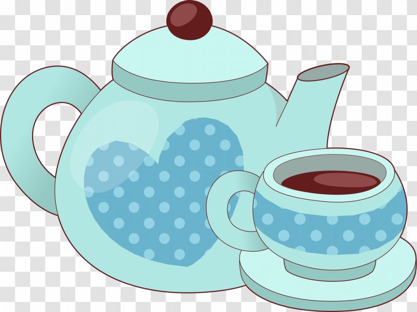 Teapot Coffee Cup Teaware - Cartoon Tea Transparent PNG