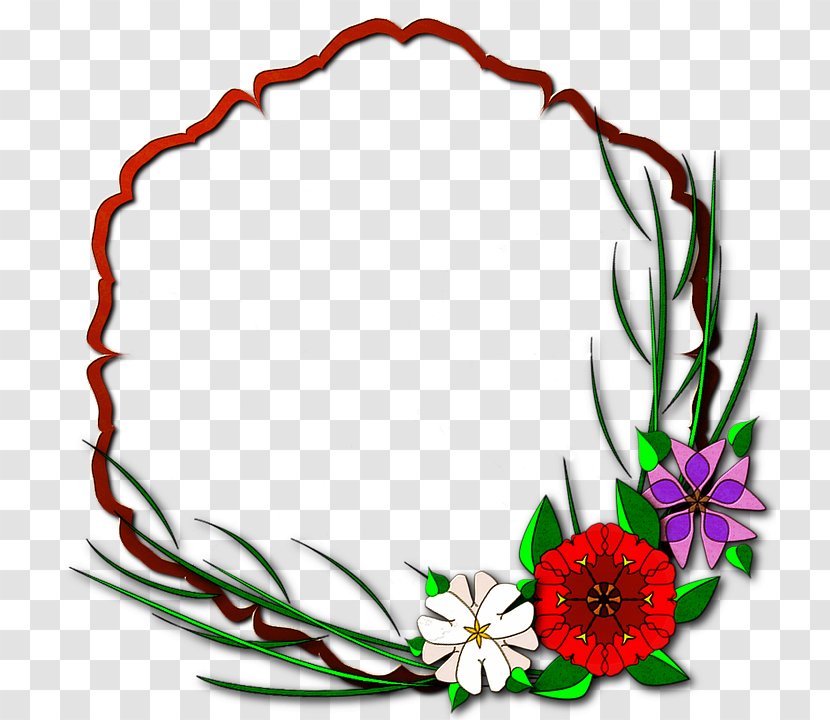 Floral Design Picture Frames Flower Clip Art - Artwork Transparent PNG