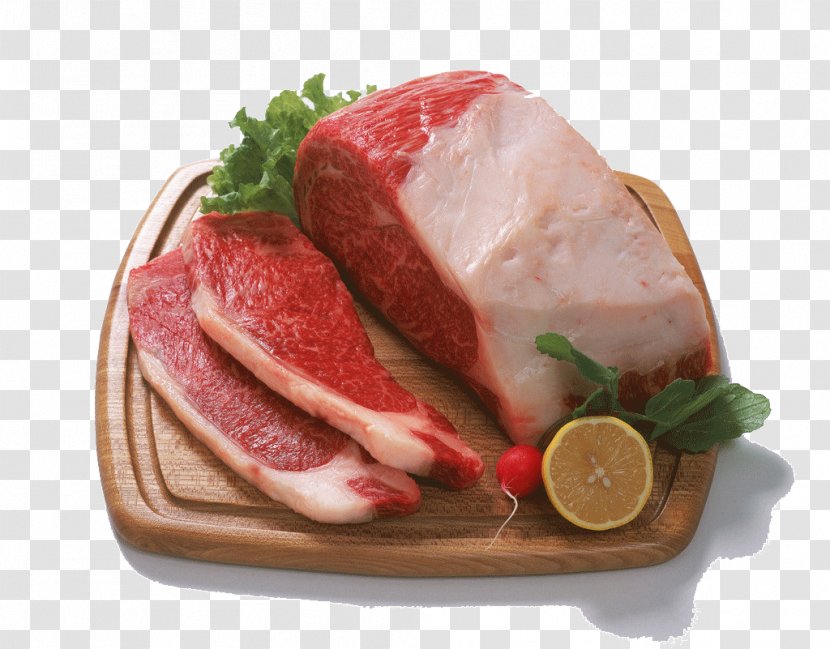 Raw Meat Food Eating Tenderizer - Cartoon - Dishes Transparent PNG