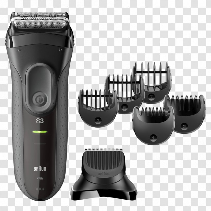 Hair Clipper Braun Series 3 Shave&Style 3010BT 3050cc Electric Razors & Trimmers - Tool - Razor Transparent PNG