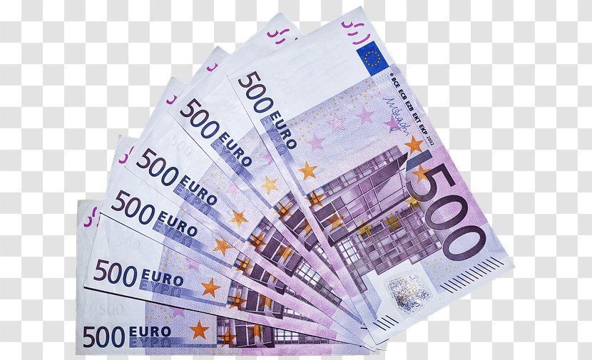 European Union Banknote 500 Euro Note Money - Cash Transparent PNG