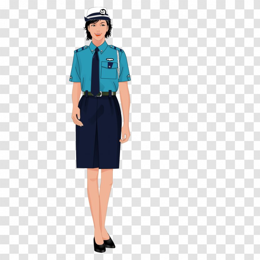Police Officer Download Computer File - Fashion Model - Female Elements Transparent PNG