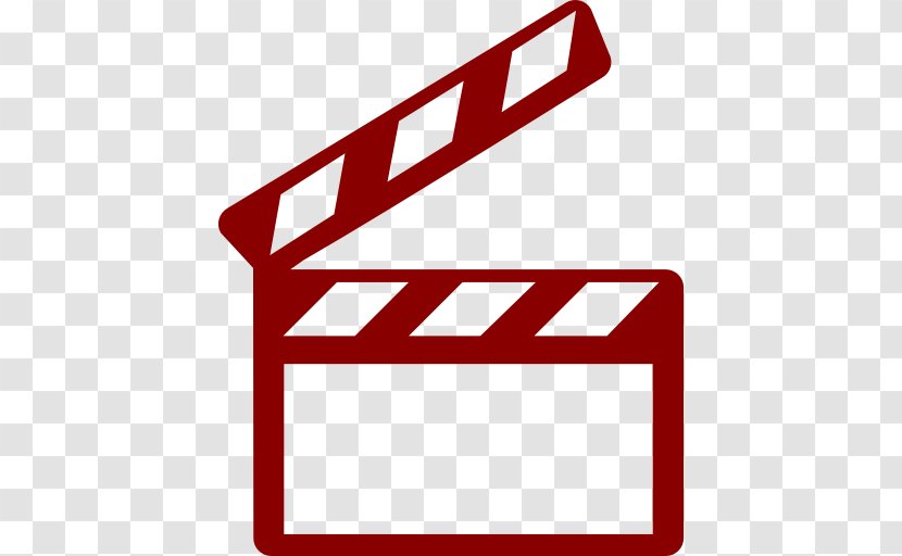 Cinematography Film Clapperboard - Red - Symbol Transparent PNG