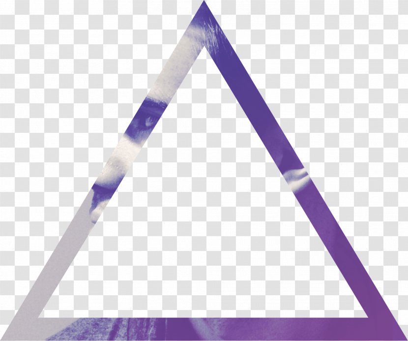 Triangle Line Purple - Violet - Remedial Classes Pattern Transparent PNG