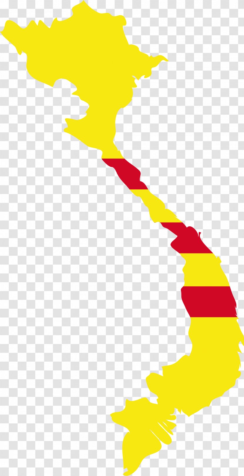 Flag Of Vietnam Map Clip Art - Beak - Cliparts Transparent PNG